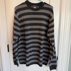 Patagonia Wool Blend Gray and Black Sweater